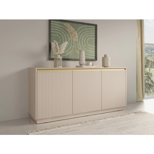 Komoda Beżowo Złota