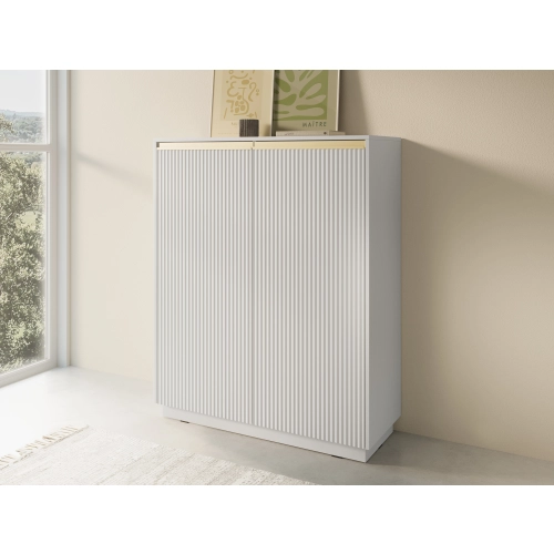 Komoda Biało Złota