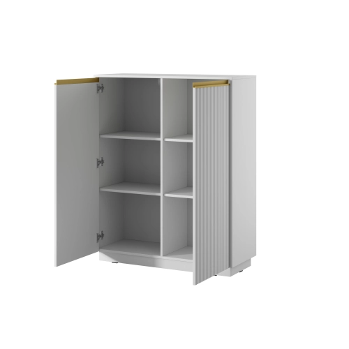 Komoda Biało Złota