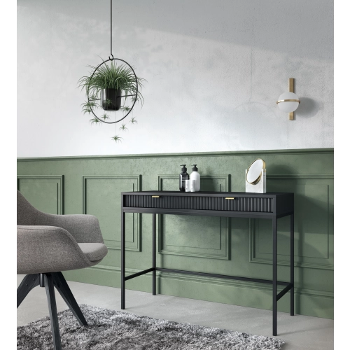 Konsola Toaletka Czarna - Czarna