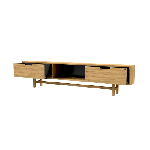 Szafka RTV-41 Drewno Lite Dąb Loft Lakier Rozmiary od 100 cm do 200 cm PREMIUM