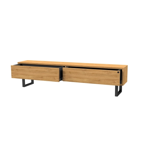 Szafka RTV-78 Drewno Lite Dąb Loft Lakier Rozmiary od 100 cm do 200 cm PREMIUM