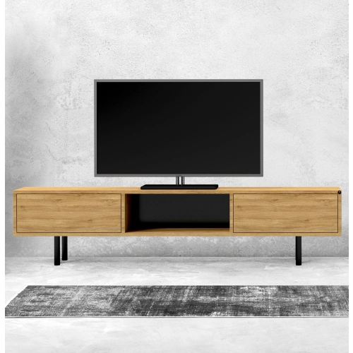 Szafka RTV-26 Drewno Lite Dąb Loft Lakier Rozmiary od 100 cm do 200 cm PREMIUM