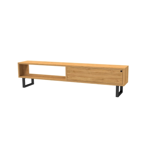 Szafka RTV-80 Drewno Lite Dąb Loft Lakier Rozmiary od 100 cm do 200 cm PREMIUM