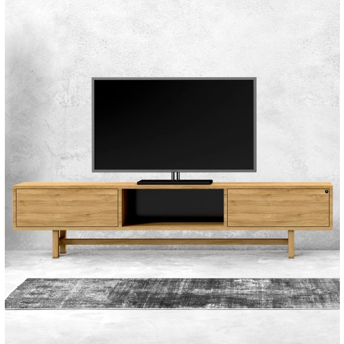 Szafka RTV-40 Drewno Lite Dąb Loft Lakier Rozmiary od 100 cm do 200 cm PREMIUM