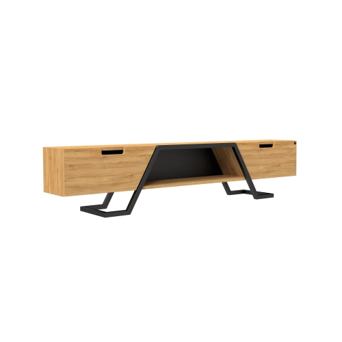 Szafka RTV-74 Drewno Lite Dąb Loft Lakier Rozmiary od 100 cm do 200 cm PREMIUM