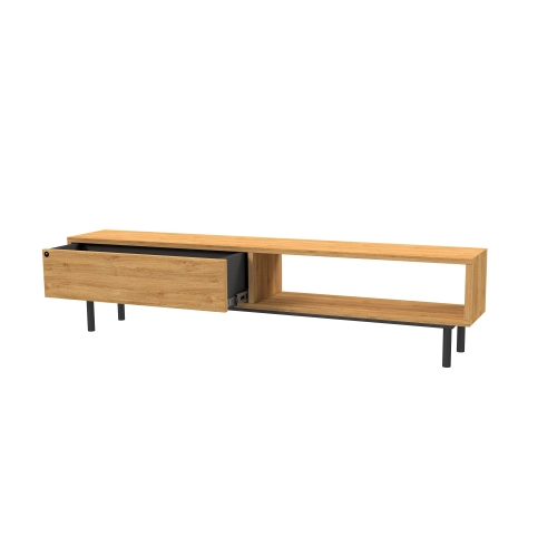 Szafka RTV-82 Drewno Lite Dąb Loft Lakier Rozmiary od 100 cm do 200 cm PREMIUM