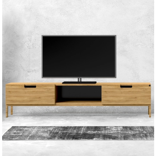 Szafka RTV-45 Drewno Lite Dąb Loft Lakier Rozmiary od 100 cm do 200 cm PREMIUM