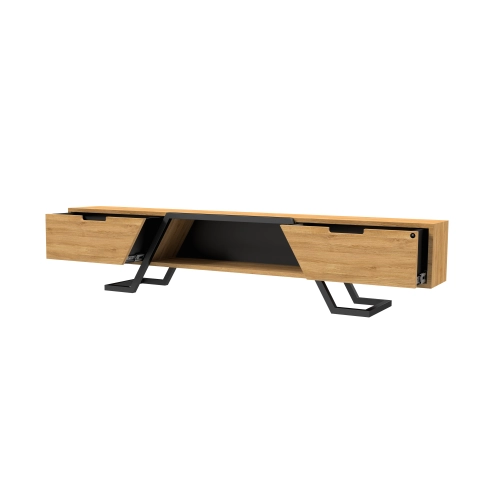 Szafka RTV-75 Drewno Lite Dąb Loft Lakier Rozmiary od 100 cm do 200 cm PREMIUM