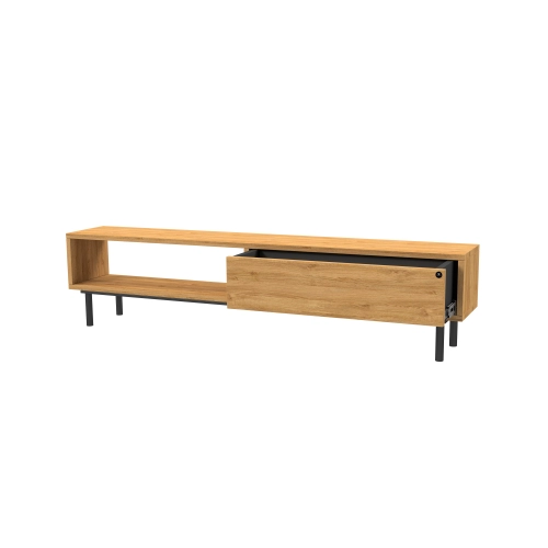 Szafka RTV-83 Drewno Lite Dąb Loft Lakier Rozmiary od 100 cm do 200 cm PREMIUM