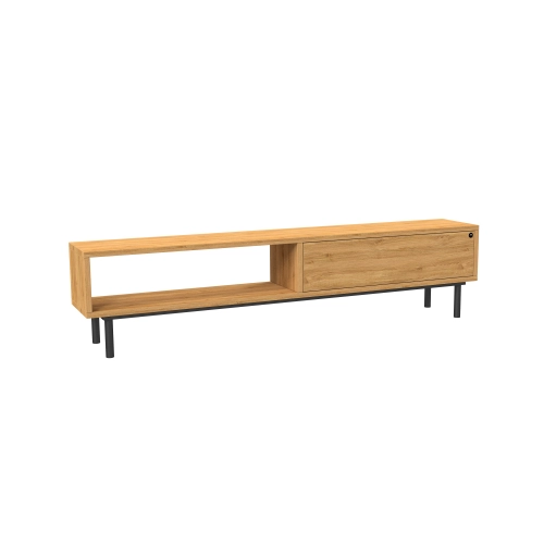 Szafka RTV-83 Drewno Lite Dąb Loft Lakier Rozmiary od 100 cm do 200 cm PREMIUM