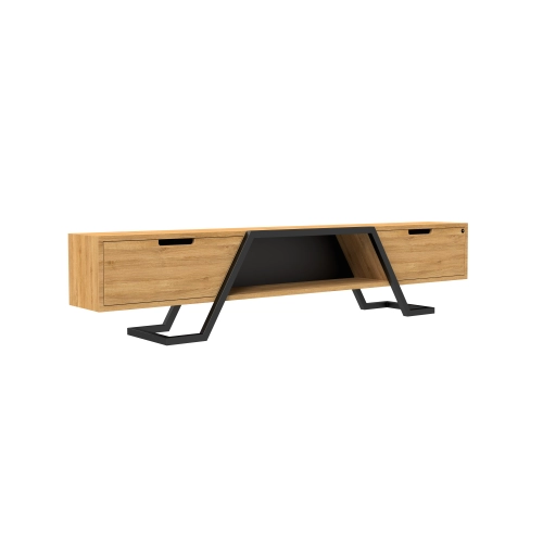 Szafka RTV-75 Drewno Lite Dąb Loft Lakier Rozmiary od 100 cm do 200 cm PREMIUM