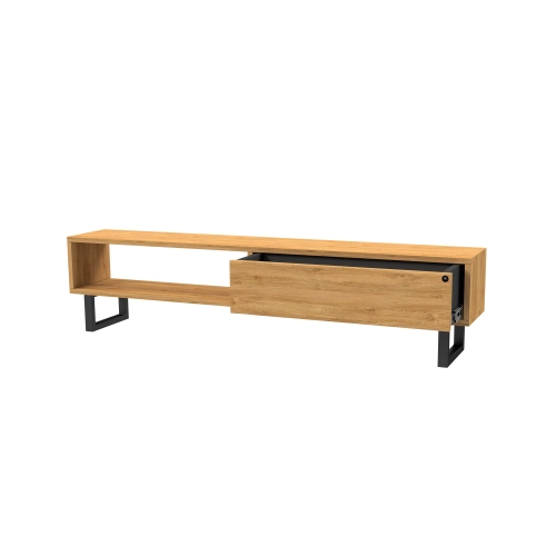 Szafka RTV-80 Drewno Lite Dąb Loft Lakier Rozmiary od 100 cm do 200 cm PREMIUM