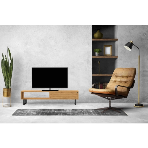 Szafka RTV-80 Drewno Lite Dąb Loft Lakier Rozmiary od 100 cm do 200 cm PREMIUM