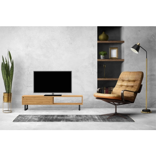 Szafka RTV-79 Drewno Lite Dąb Loft Lakier Rozmiary od 100 cm do 200 cm PREMIUM