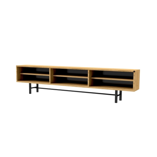 Szafka RTV-64 Drewno Lite Dąb Loft Lakier Rozmiary od 100 cm do 200 cm PREMIUM