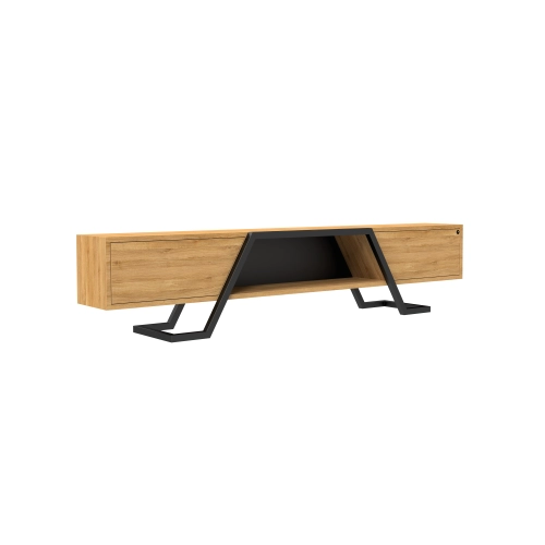 Szafka RTV-76 Drewno Lite Dąb Loft Lakier Rozmiary od 100 cm do 200 cm PREMIUM