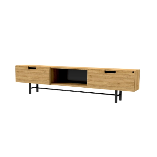 Szafka RTV-24 Drewno Lite Dąb Loft Lakier Rozmiary od 100 cm do 200 cm PREMIUM