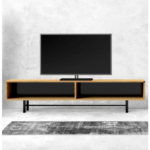 Szafka RTV-72 Drewno Lite Dąb Loft Lakier Rozmiary od 100 cm do 200 cm PREMIUM