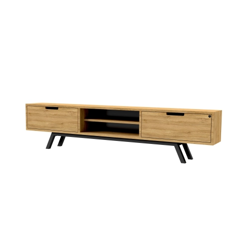 Szafka RTV-29 Drewno Lite Dąb Loft Lakier Rozmiary od 100 cm do 200 cm PREMIUM