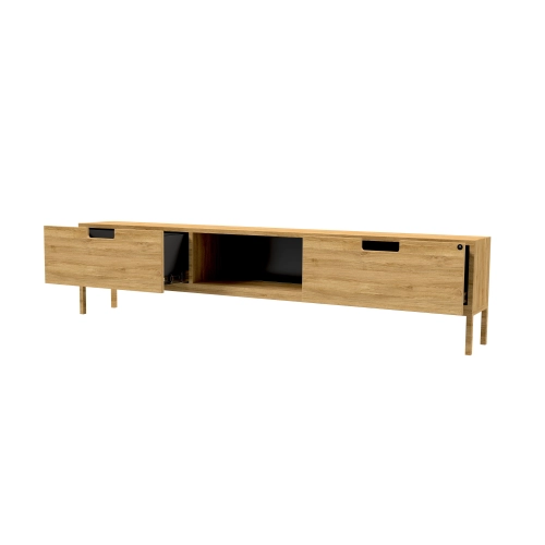 Szafka RTV-45 Drewno Lite Dąb Loft Lakier Rozmiary od 100 cm do 200 cm PREMIUM