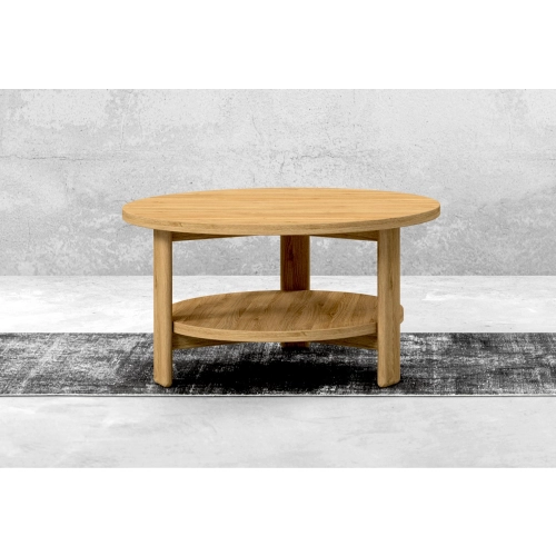 STOLIK KAWOWY z Drewna Litego  Dębowego - Jesionowego  STK-907