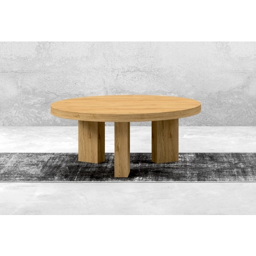 STOLIK KAWOWY z Drewna Litego  Dębowego - Jesionowego  STK-910