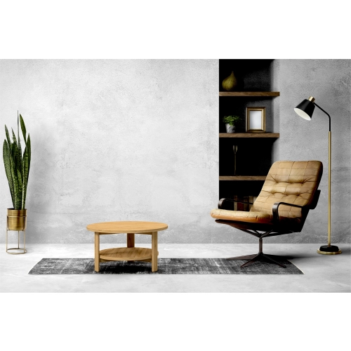 STOLIK KAWOWY z Drewna Litego  Dębowego - Jesionowego  STK-907