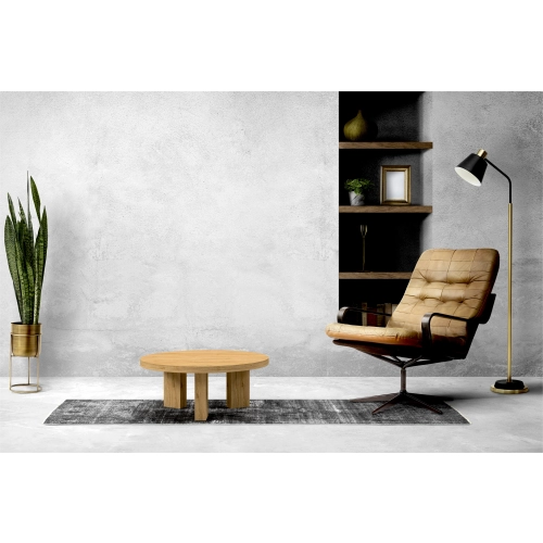 STOLIK KAWOWY z Drewna Litego  Dębowego - Jesionowego  STK-910