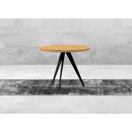 STOLIK KAWOWY z Drewna Litego  Dębowego - Jesionowego  STK-918