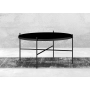 STOLIK KAWOWY Metalowy Blat Czarny Płyta MDF  STK-929