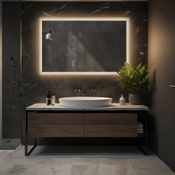 Lustro prostokątne z podświetleniem - MOIRA LED