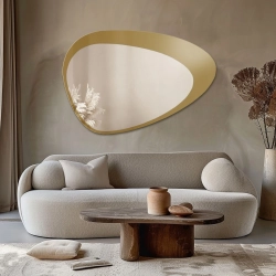 Lustro organiczne dwukolorowa tafla - KALCYT