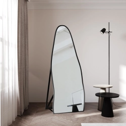 Organiczne lustro stojące w ramie MDF SLIM - BARYT STOJĄCE