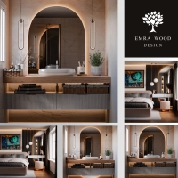 Owalne lustra LED bez ramy