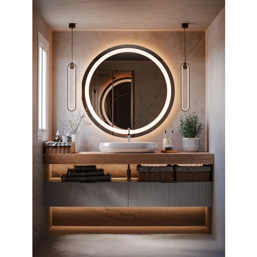 Lustro AMÉLIE LED — świetlista dekoracja w subtelnym stylu