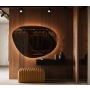 Lustro VULCAN LED — nowoczesne lustro organiczne nieregularne z podświetleniem bez ramy
