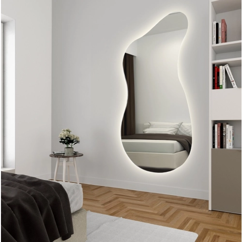 Lustro PERSEUS LED — organiczny kształt z podświetleniem