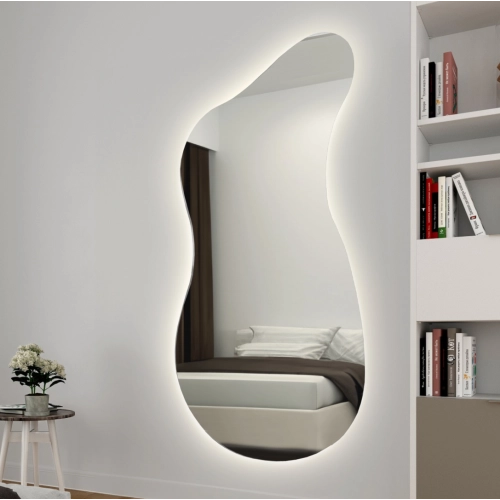 Lustro PERSEUS LED — organiczny kształt z podświetleniem