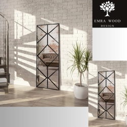 Lustro loft ze szprosami - OLIMPIA - kolor ramy do wyboru