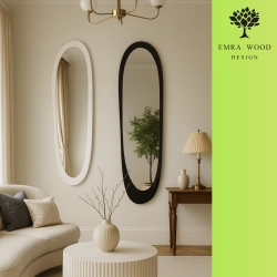 Zestaw dwóch luster z lacobelem o nieregularnym kształcie - SECCO