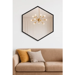 Lustro o geometrycznym kształcie w ramie – HEXA W RAMIE