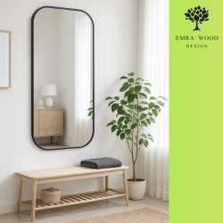 Lustro w ramie złotej MDF SLIM - GERDA - kolor ramy do wyboru