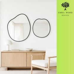 Zestaw luster organicznych w ramie- SODALIT W RAMIE