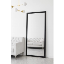 Duże lustro w prostej drewnianej ramie - 4501 - kolor ramy do wyboru