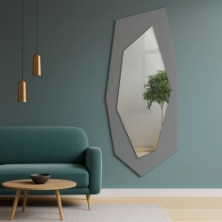 Dekoracyjne lustro na grafitowym antisolu - RADIANT