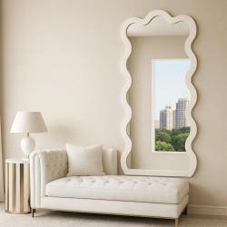Lustro nieregularne w ramie mdf - WAVE – Blobs Mirrors