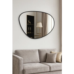 Lustro o nieregularnym kształcie w ramie - AGAT W RAMIE