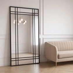 Lustro loft ze szprosami - DEMETER BIS - kolor ramy do wyboru