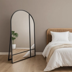 Lustro stojące półowalne w ramie MDF - LOFTI I STOJĄCE